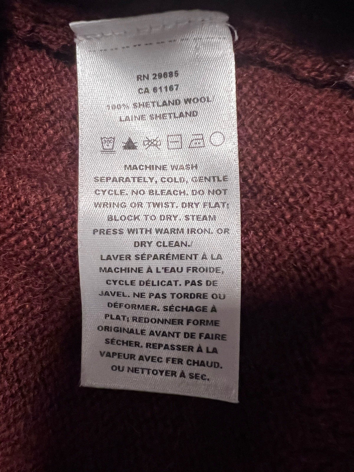 Mens Pendleton Washable Wool Pullover Sweater Siz… - image 6