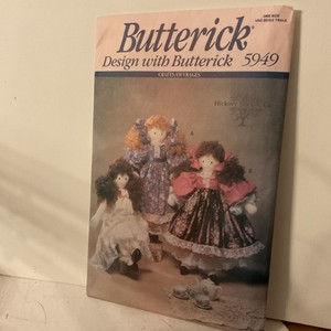Butterick Vogue McCall's Vintage Original Doll Sewing Patterns Lot of 4