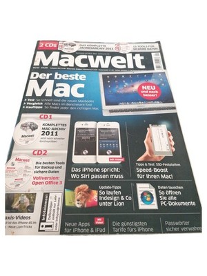 Macwelt 01/2012 Der beste Mac Computer Zeitschrift 2 CDs