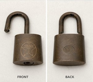 Texaco Padlock for sale | eBay
