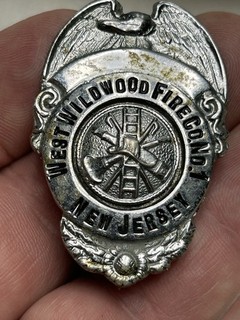 Antique Vintage Fireman Police Firefighter Badge #2