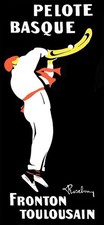 AFFICHE POSTER Toulouse Pelote Basque