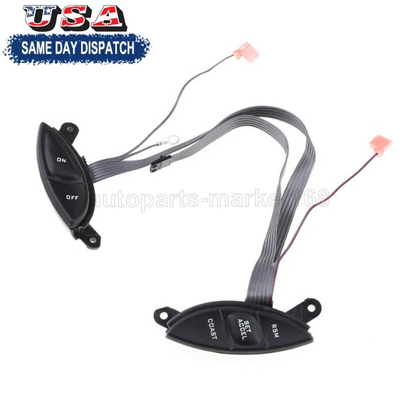 Interruptor de control de crucero del volante para Ford Explorer F-150 Ranger Mountaineer Foto 3 de 4