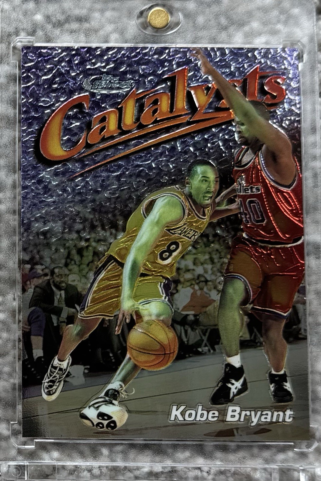 1997-98 Topps Finest - Catalysts - Uncommon Silver Kobe Bryant #137 Embossed