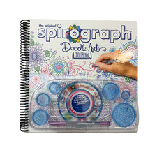 Spirograph Doodle Art Journal Activity Drawing Kit with Guided Drawing Templates