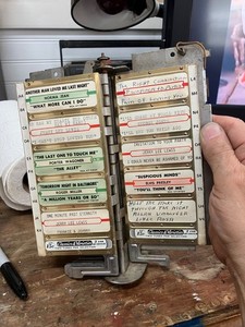 SEEBURG 3WA Wallbox jukebox page assembly