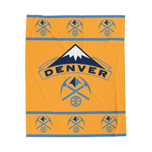 denver nuggets Velveteen Plush Blanket, cloth cover covering nba