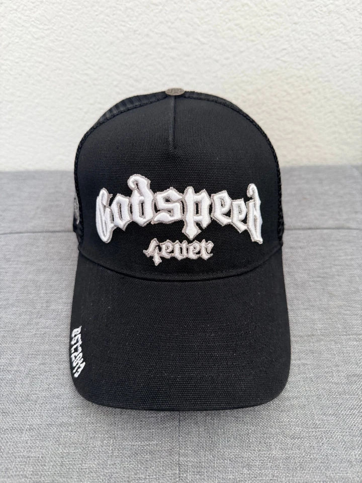 Sombrero negro de malla Godspeed Snapback. Foto 2 de 4