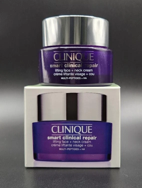 NIB Clinique Smart Clinical Repair Lifting Face + Neck Cream 1.7 oz Moisturizer