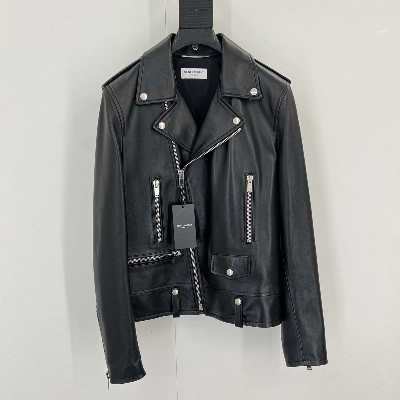 Saint Laurent L01 Biker Leather Jacket In All Sizes