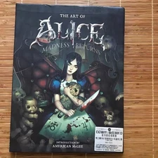 official The Art of Alice Madness Returns Art Book with Illustrations English