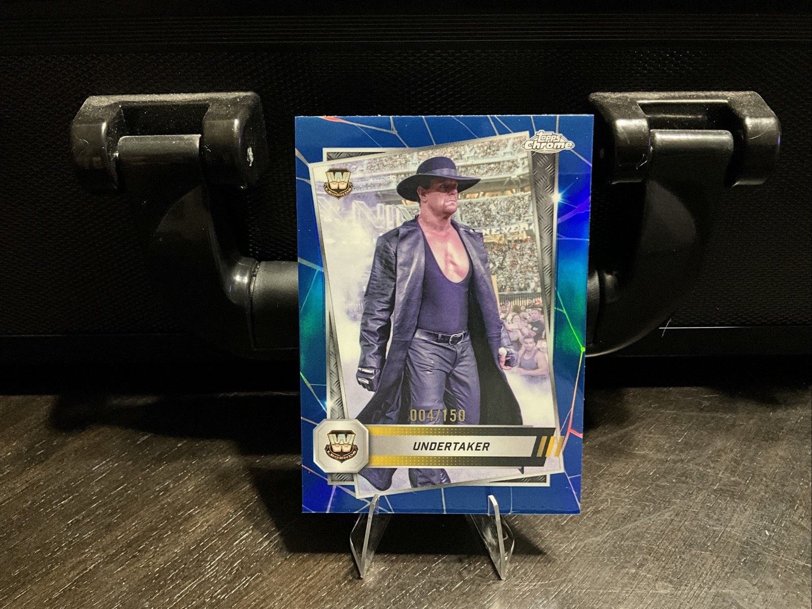 2025 Topps Chrome WWE - Undertaker #21 Blue Refractor /150