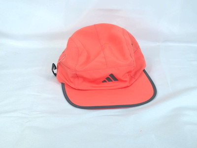 Adidas X-City Heat.RDY Packable Running Cap Orange Reflective Run Adjustable Hat