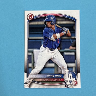 Zyhir Hope 2025 Bowman #BP-2 1st Bowman Prospect - Dodgers