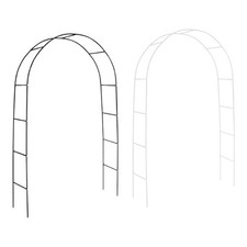 Flexible Mounting Outdoor Wedding Arch for Balloon Display 240 X 140 X 38 Cm