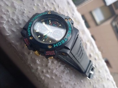 SEIKO ALBA V655-6010 HYPER-TECH CHRONOGRAPH men Qz Black Watch