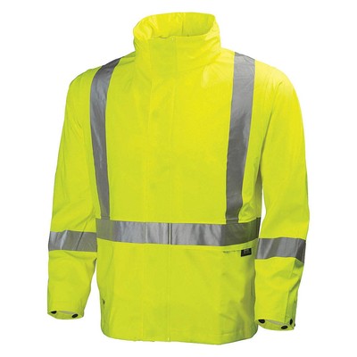 HELLY HANSEN  Rain Jacket,Unrated,Yellow/Green,3XL 45FF02