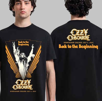 ''Black Sabbath, Ghost,Ozzy Osbourne Back To The Beginning 5 July 2025 T shirt ''