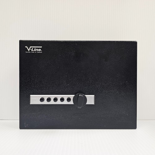 V-Line Compact Pistol & Valuables Safe 279-S Inner: 8.5x6.5x1.5 18ga Steel
