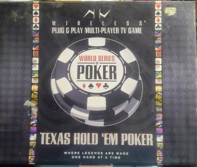 WOW!! EXCALIBUR World Series of Poker TEXAS HOLD 'EM Poker Plug & Play TV Game  