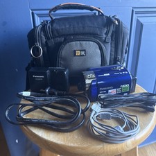 Panasonic SDR-H80 60GB HDD Digital Compact Video Camera Camcorder Charger Chords