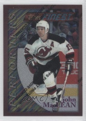 1995-96 Topps Finest John MacLean #38 0b4