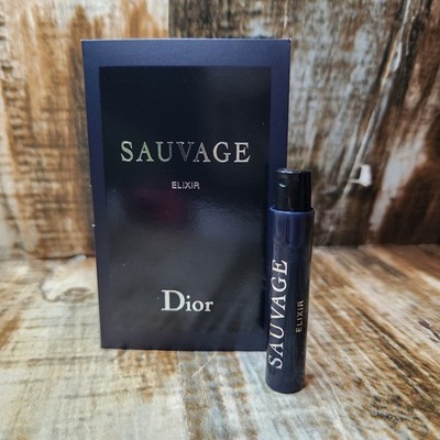 Dior Sauvage Elixir Sample Spray .03oz 1ml New in Card