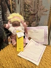 Cabbage Patch Kids Soft Sculpture 1990 Opal Edition Rare African American Doll