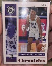 2021 Panini Chronicles Draft Picks Pink #15 Cameron Thomas RC Rookie Card NM/MT. rookie card picture