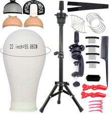 22 Inch Wig Head Mannequin Head for Wigs, Wig Stand with Head for Hair Styling
