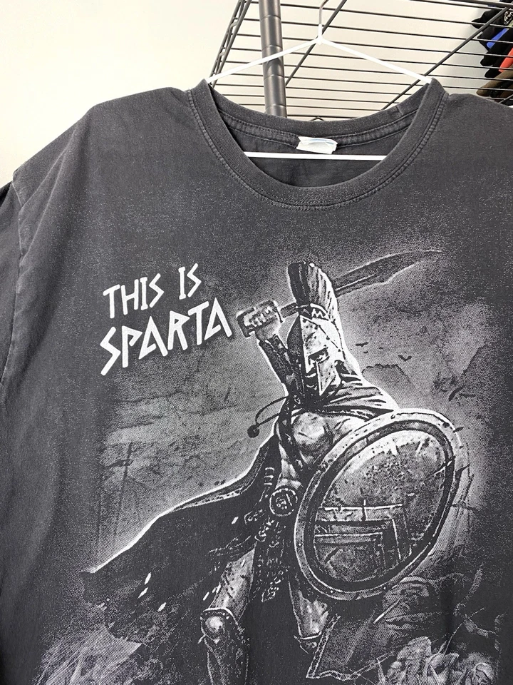 Camiseta De Colección 300 Spartans Sparta Película Negra Talla XL Foto 2 de 4
