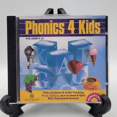 Phonics 4 For Kids Children Cosmic PC Software Windows 98/2000/XP CD-ROM