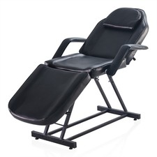 Adjustable Facial Massage Bed Table Chair Beauty Spa Salon Tattoo Beauty Black