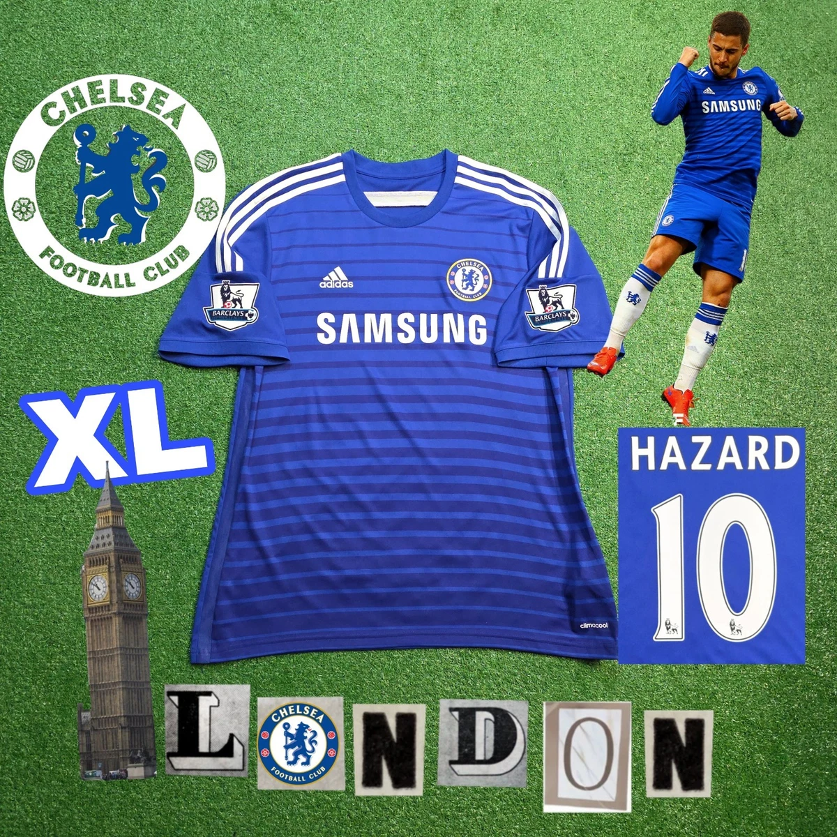 CHELSEA FC adidas サッカーユニフォーム　上下セット　Oサイズ Preços baixos em Adidas Chelsea International Club Camisas de