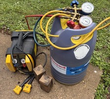 Appion G5twin Hvac Recovery Bundle Tank Gauges Hoses Clamp Meter Caps Ac