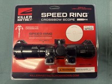 NEW! Killer Instinct Lumix Speed Ring 1.5-5x32 30mm Crossbow Scope Illuminated