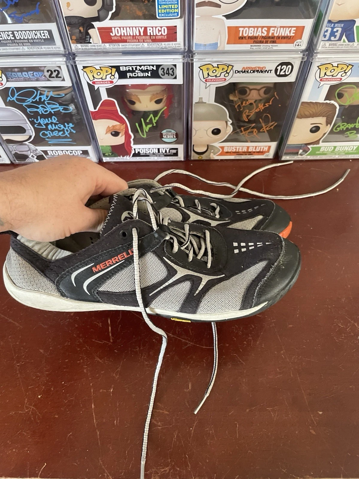 Merrell Dash Glove Hiking / Trail - Black And Gray - Women’s Size 9