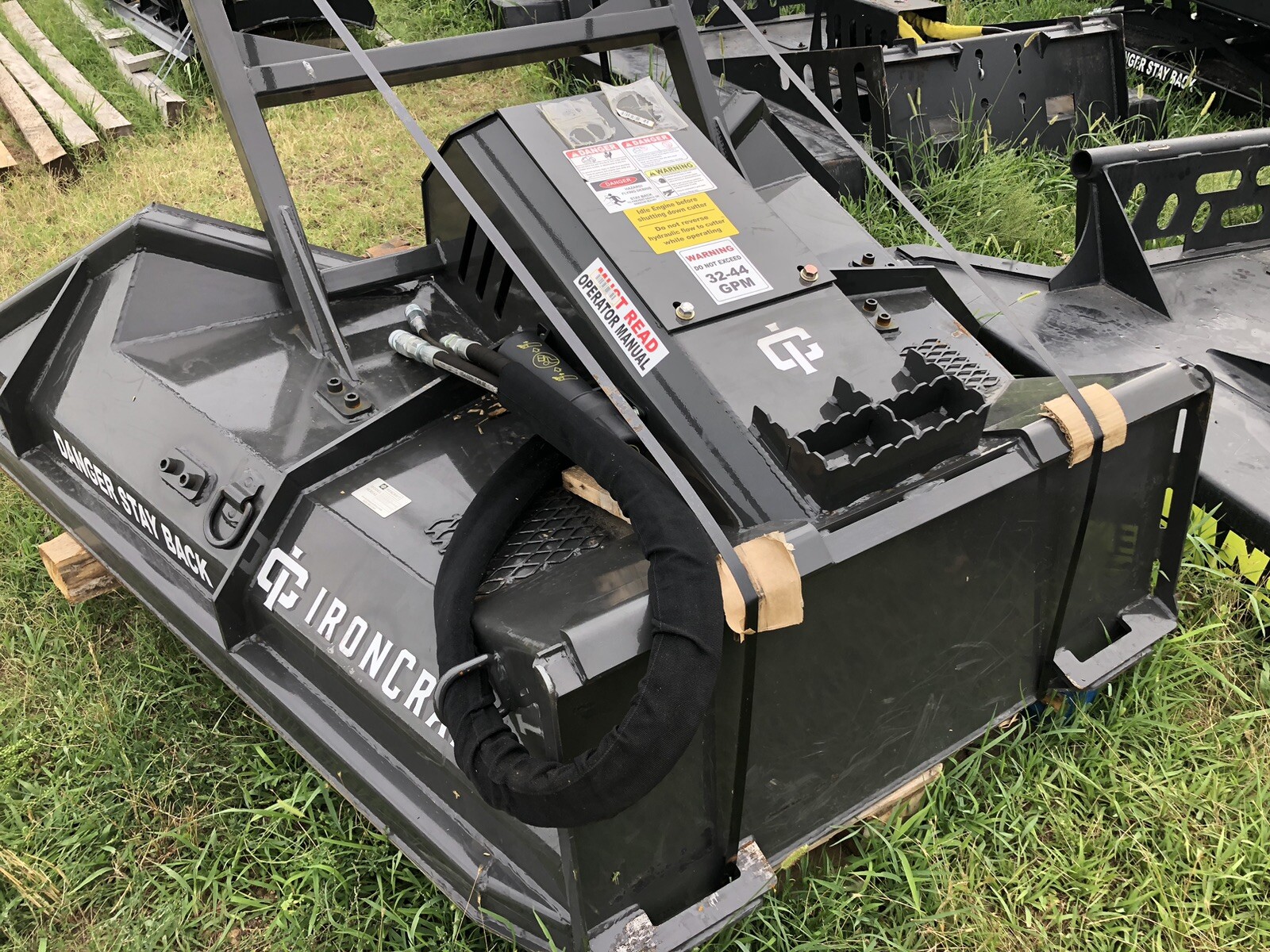 CID Skid Steer Forestry Disc Mulcher 60” Cut, 32 to 44 GPM Made in USA