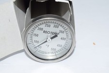 NEW REOTEMP Dial Thermometer HH0602F67 50 to 500F 2-3/8'' Dial 6'' Stem 