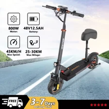 Electric Scooter Adults 800W 10 inch Off-road Tires Long Range E-Scooter 45KM/H