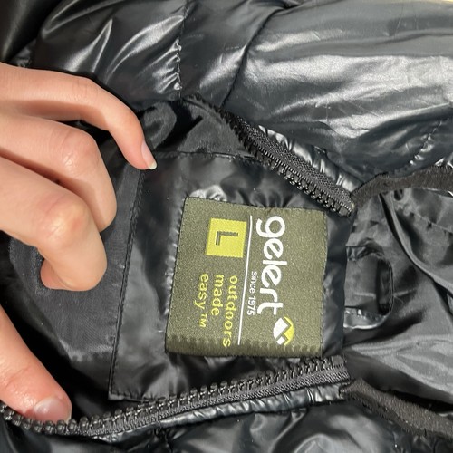 Chaqueta acolchada con capucha negra Gelert para mujer talla grande - Imagen 4 de 6