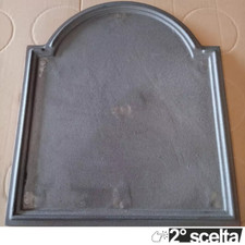 2° SCELTA* Dim. 40x46h x 1cm Lastra in ghisa decorata per camino e termo camini