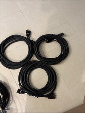 Stage Pin 3 cable male to female 20a 125v 15a 250v  25ft BATES
