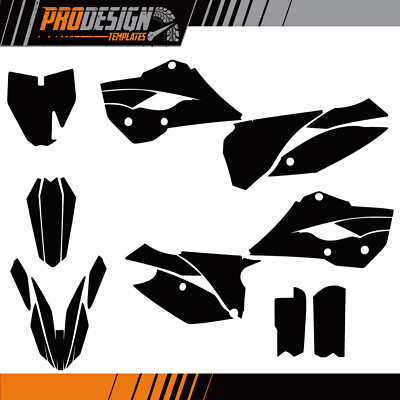 Husqvarna TC 85 2014 2015 2016 2017 vector kit template stencil 1:1 scale EPS