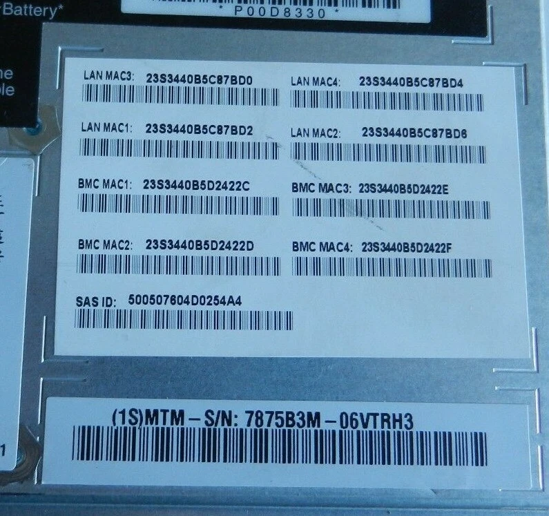 IBM HS23 7875 AC1 w 2 x E5-2670 (8 Core 2.6Ghz) 256 Gb/2x146Gb Sas/1 mez card - Image 3 of 4