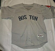 Authentic Majestic Boston Red Sox Road Grey 52 XL # 13 CRAWFORD