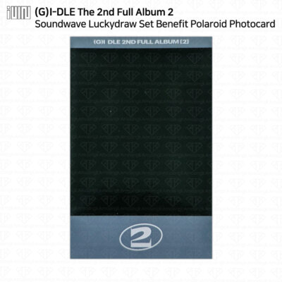G)I-DLE G-IDLE 2nd Full Album 2 Two Soundwave Lucky Draw G)I-DLE G-IDLE 2nd Full Album 2 Two Soundwave Lucky Draw
