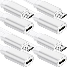 4 Pack 10FT Micro USB Extension Cable Male to Female Extender Cord