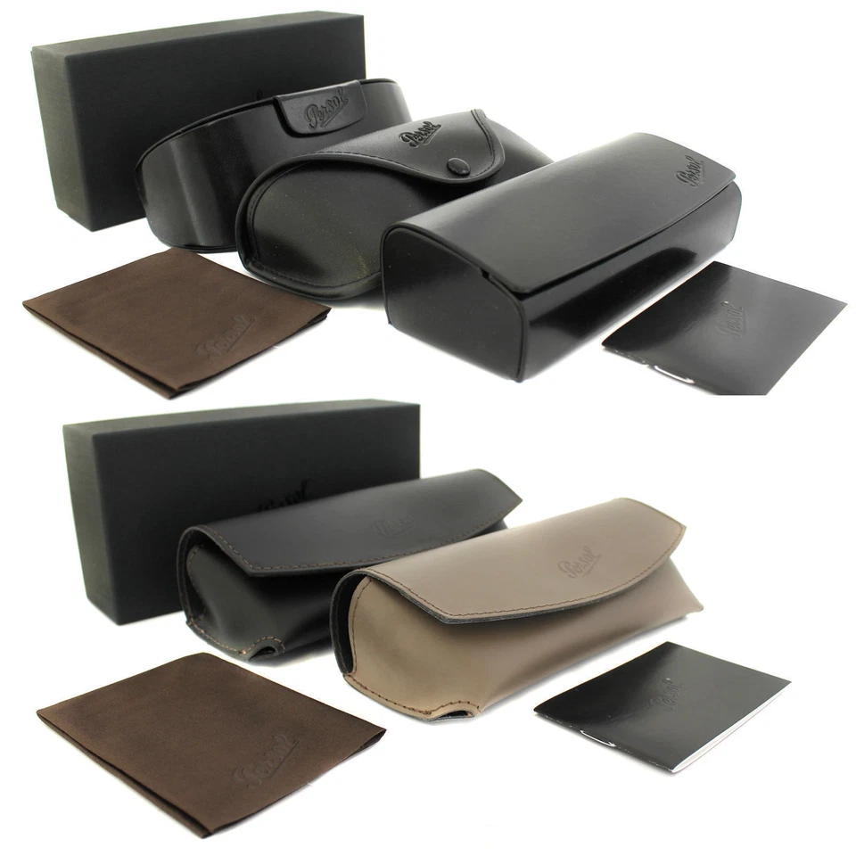 Gafas cuadradas Persol para hombre PO3187V 1056 marco Havana demostración lentes personalizables Foto 3 de 3