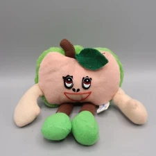 Dan Brechner Plush Apple Doll Toy Stuffed Shells Face Arms Legs